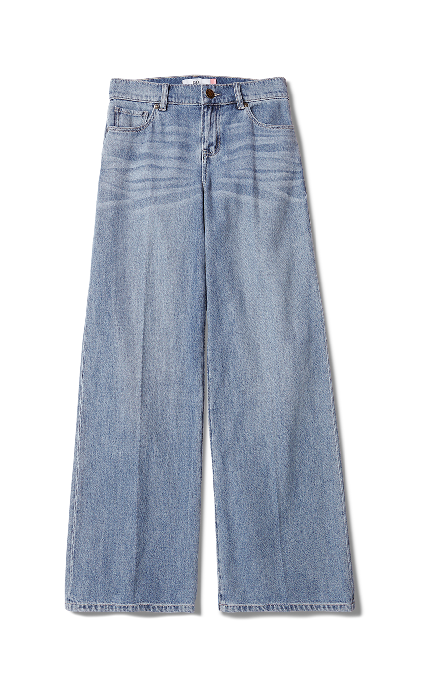 Cabi Jeans Women 8 Blue Straight Leg Slim Mid Rise Cotton Stretch