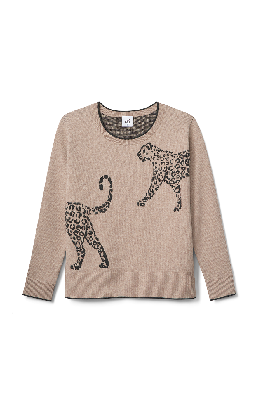 Oversized cheetah sweater hotsell