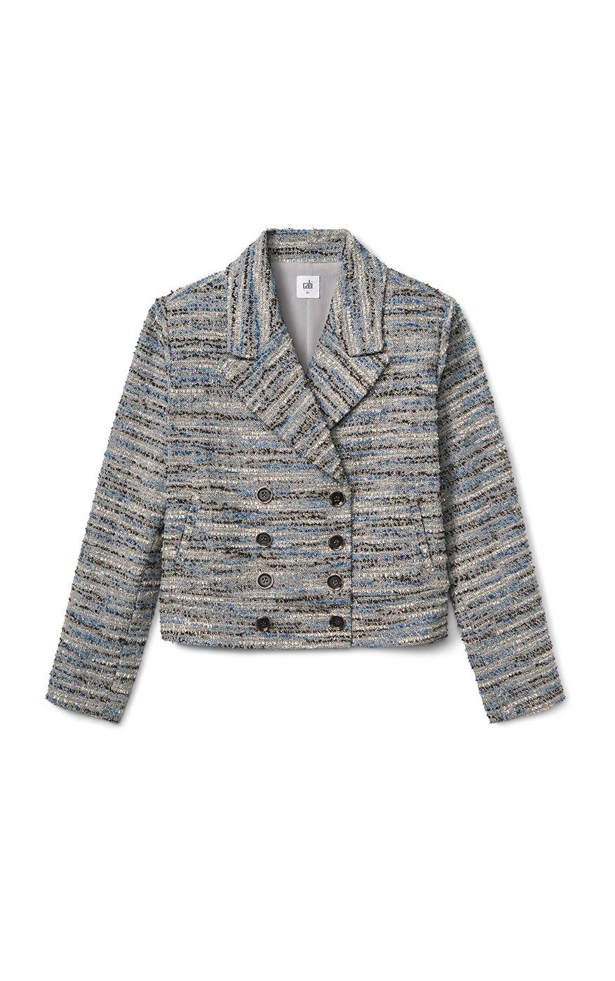 Pewter Stripe Radiance Jacket cabi Fall 2024 Collection