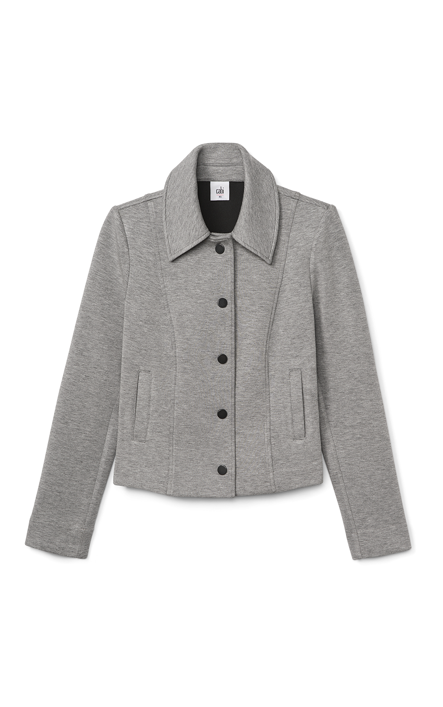 Heather Gray Stealth Jacket | cabi Fall 2024 Collection