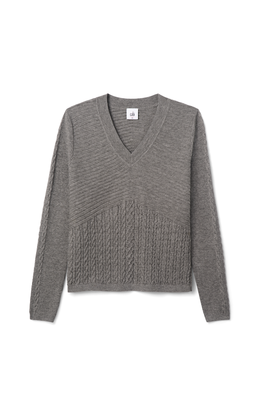 Women's Gray Pullover Sweater